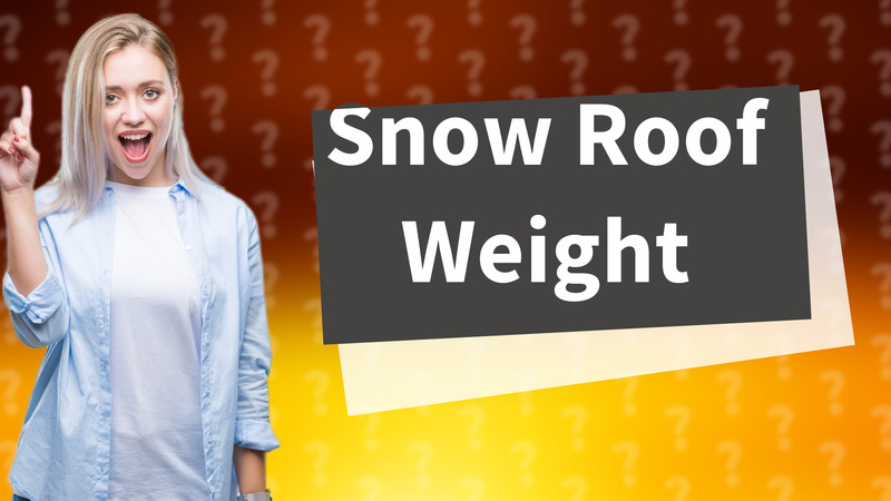 Snow Roof Weight