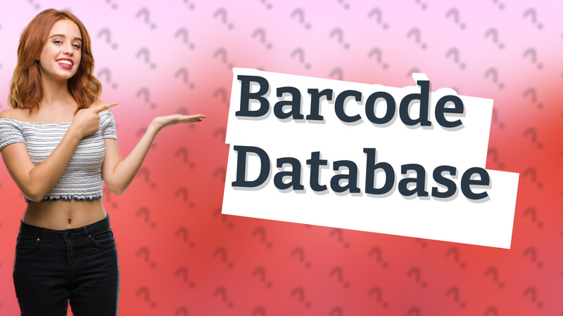 Barcode Database