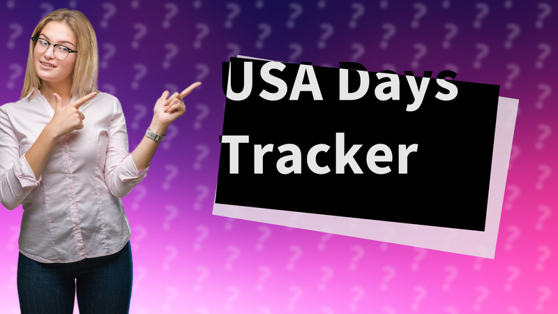 USA Days Tracker