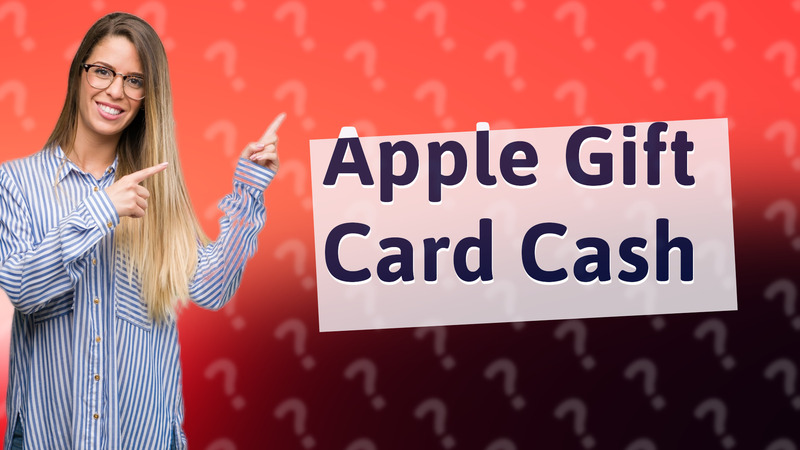 Apple Gift Card Cash