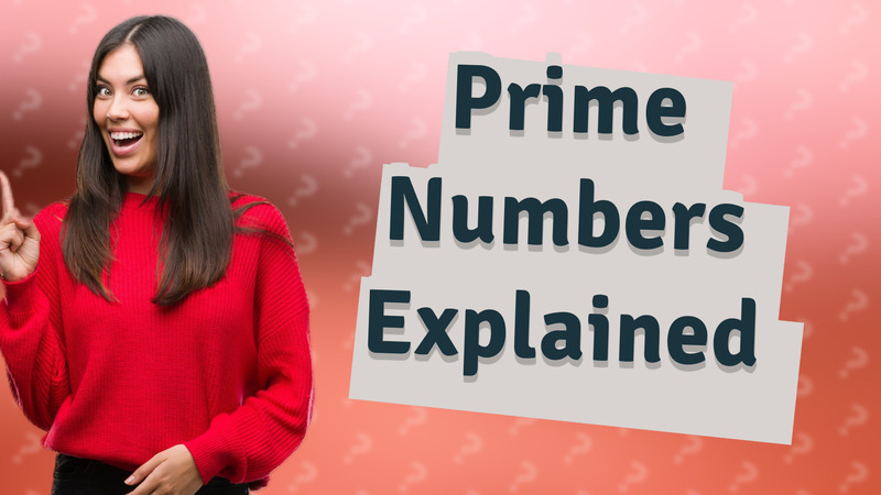 Prime Numbers Explained