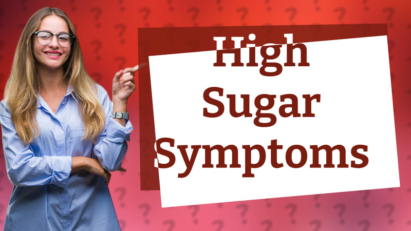High Sugar Symptoms