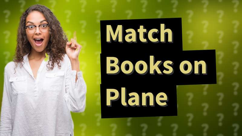 Match Books on Plane