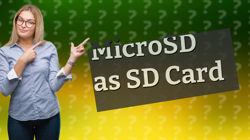 MicroSD as SD Card