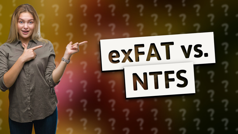 exFAT vs. NTFS