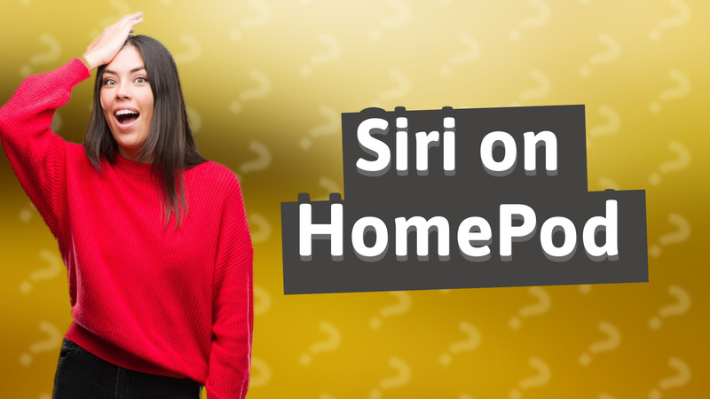 Siri on HomePod
