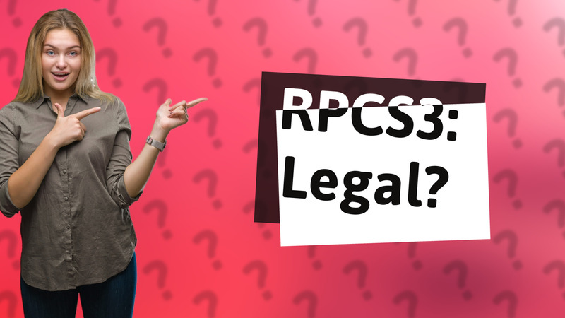 RPCS3: Legal?