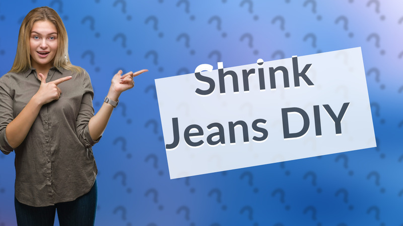 Shrink Jeans DIY