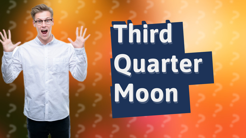 Third Quarter Moon