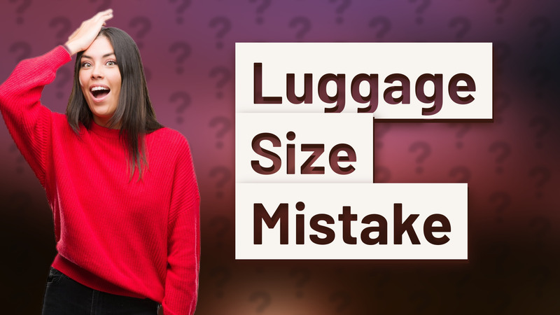 Luggage Size Mistake