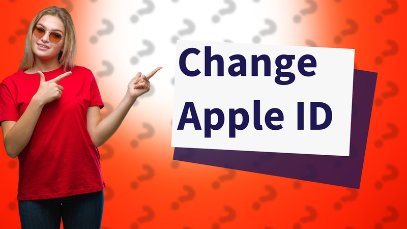 Change Apple ID