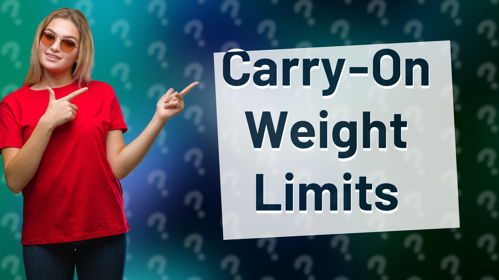 Carry-On Weight Limits