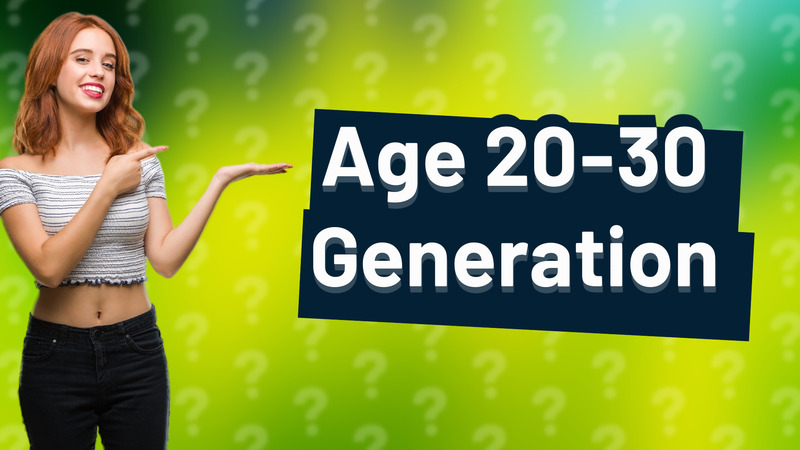 Age 20-30 Generation