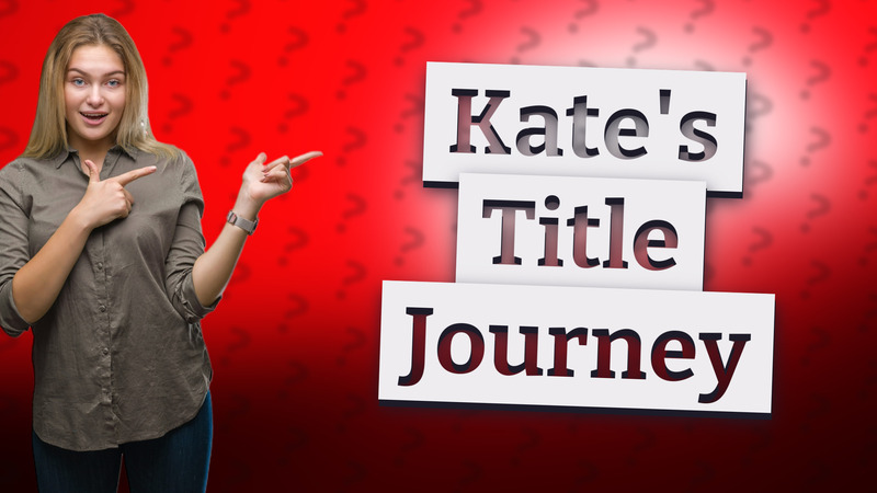 Kate's Title Journey