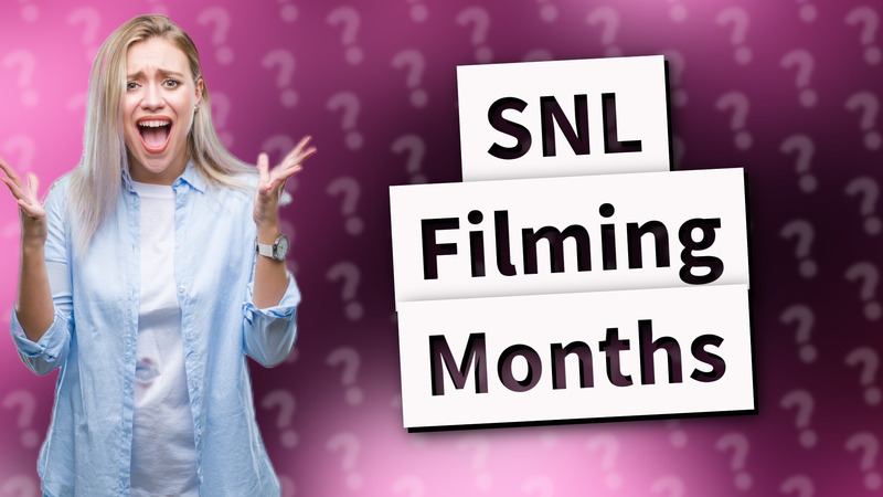 SNL Filming Months