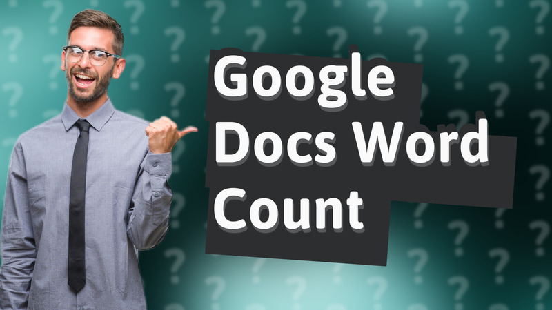 Google Docs Word Count