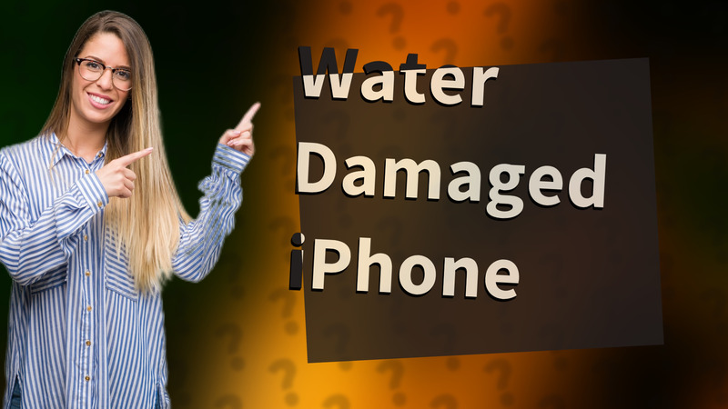 Water Damaged iPhone