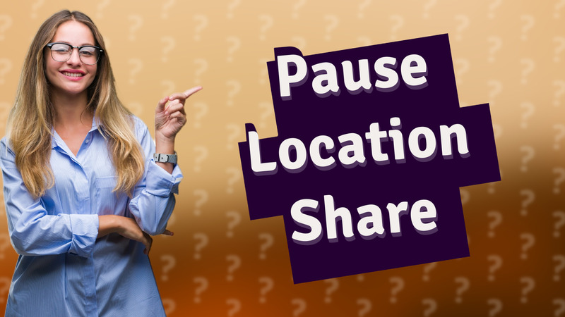 Pause Location Share