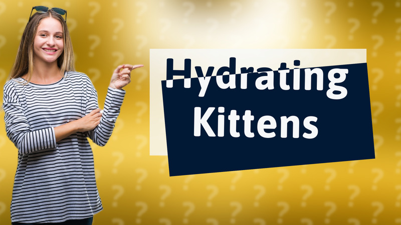 Hydrating Kittens