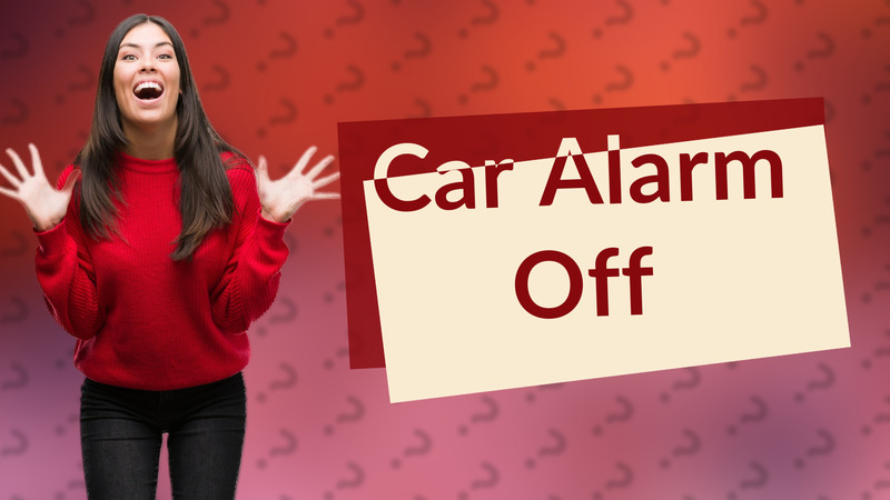 Car Alarm Off