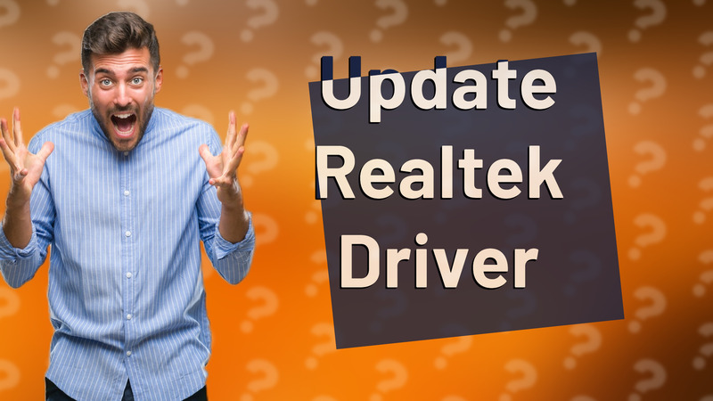 Update Realtek Driver