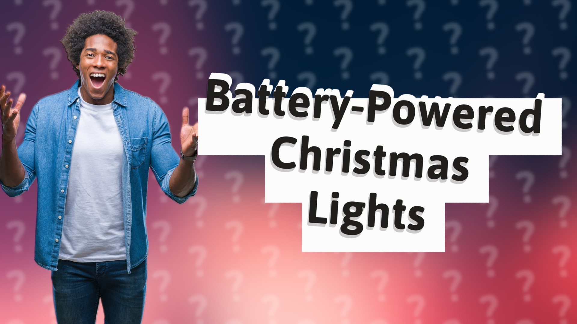 Battery-Powered Christmas Lights