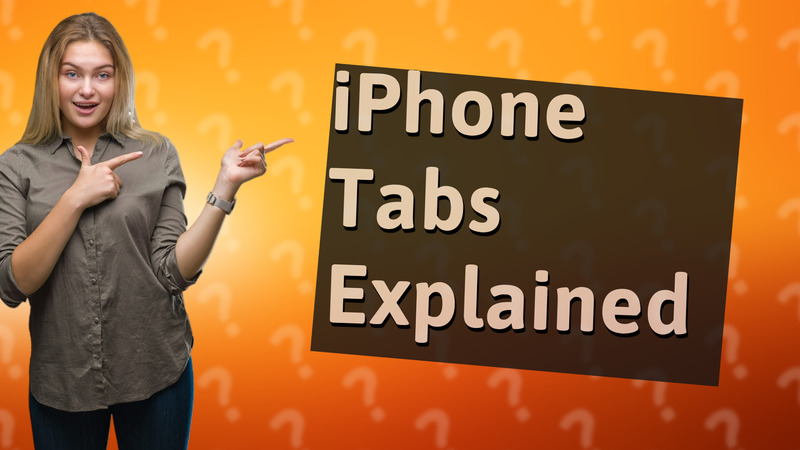 iPhone Tabs Explained
