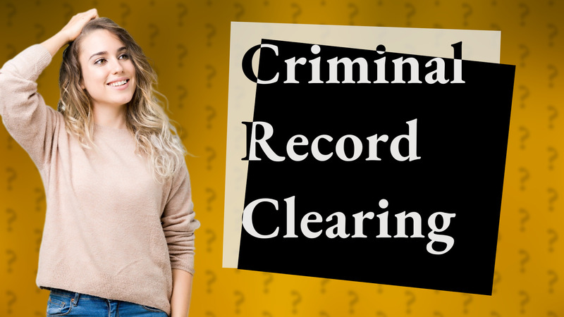 Criminal Record Clearing