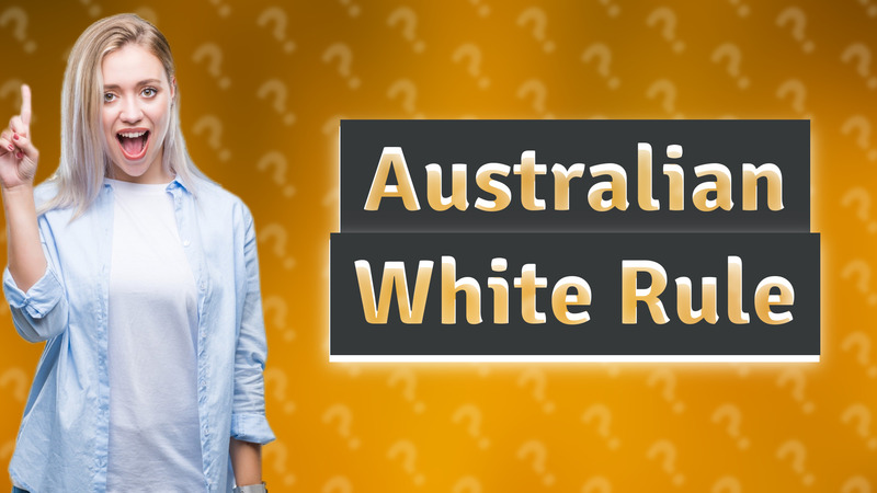 Australian White Rule