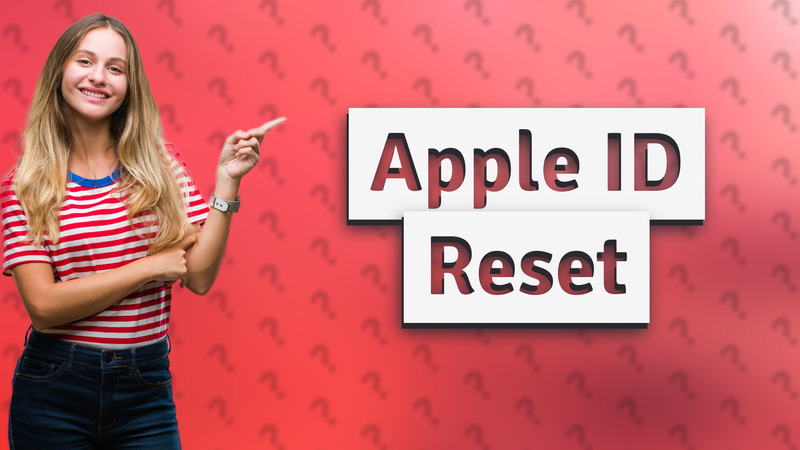Apple ID Reset