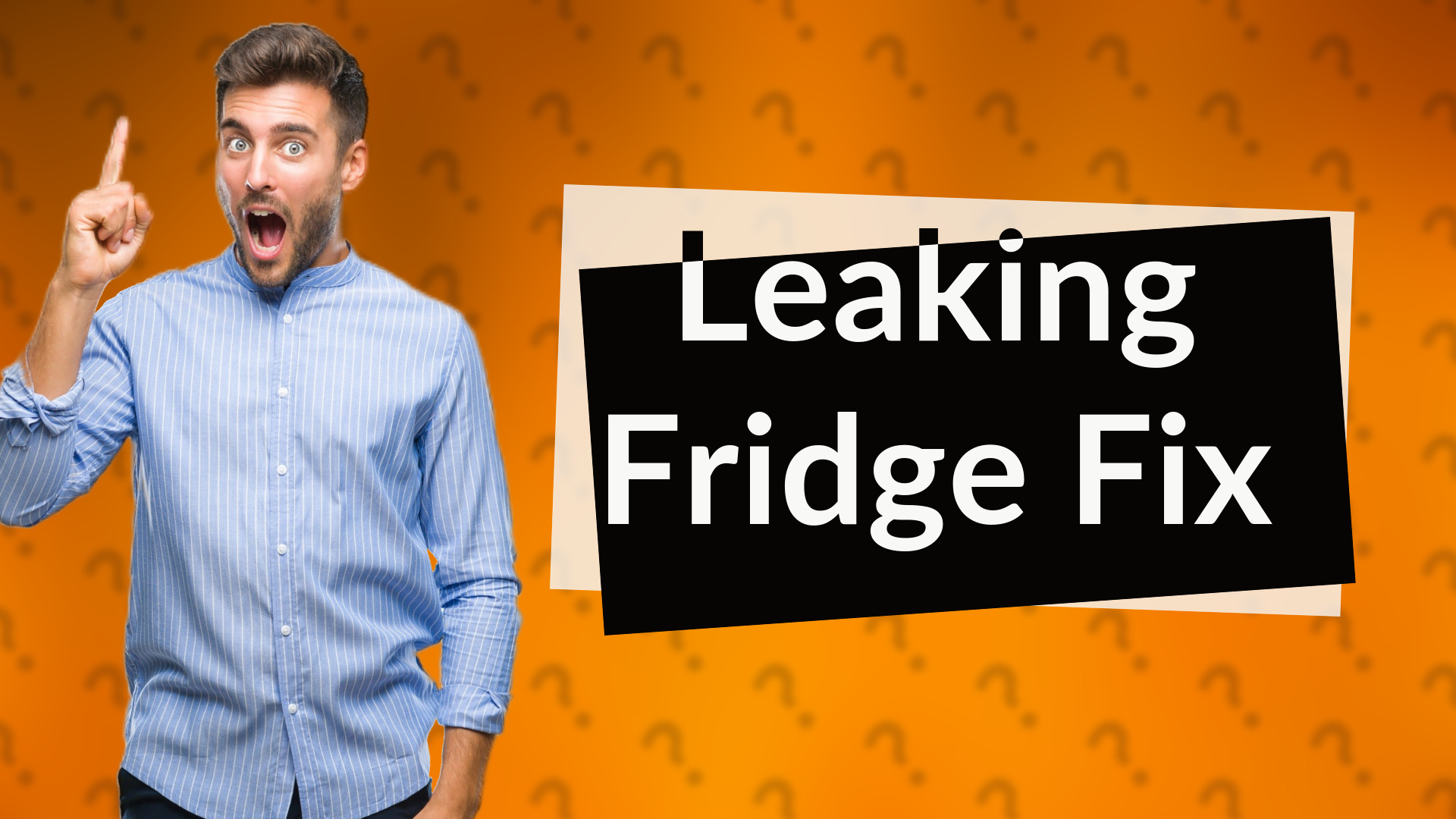 Leaking Fridge Fix
