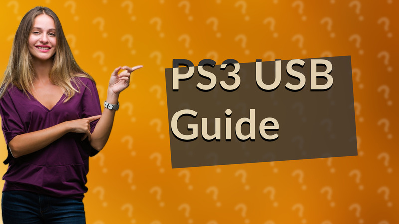 PS3 USB Guide