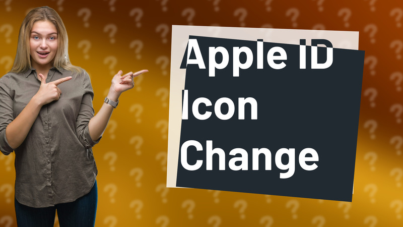 Apple ID Icon Change