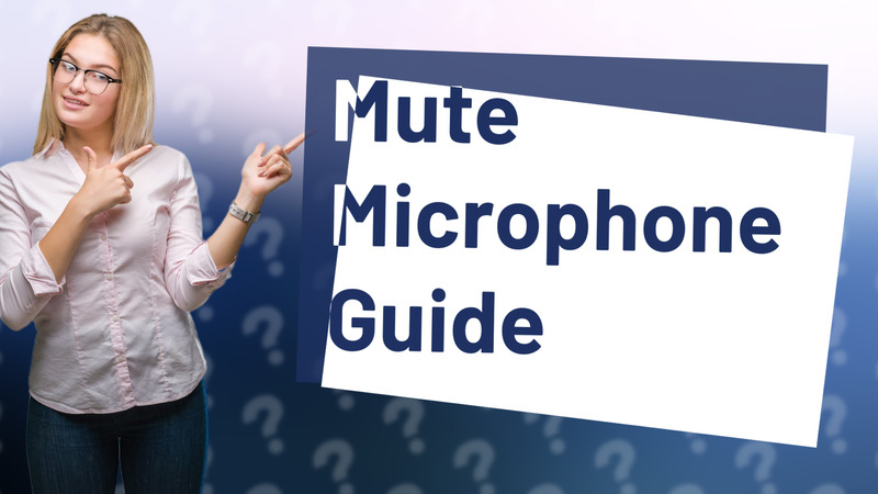 Mute Microphone Guide