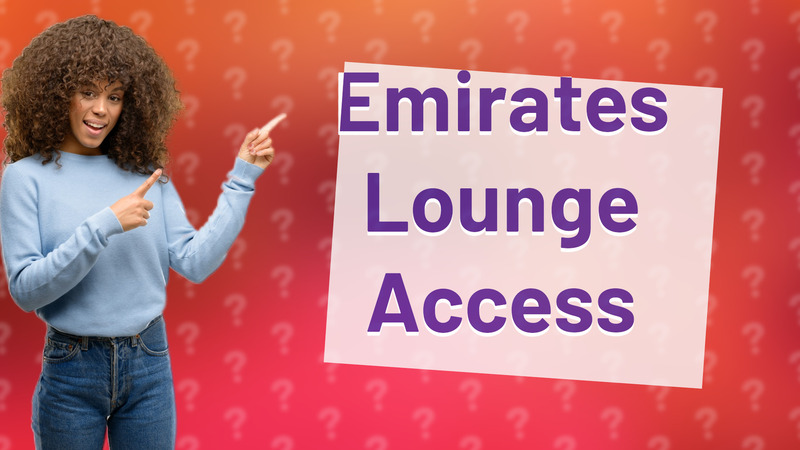 Emirates Lounge Access