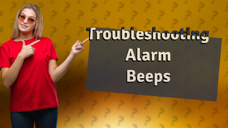 Troubleshooting Alarm Beeps