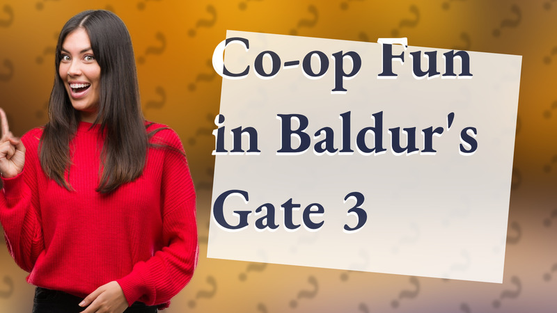 Co-op Fun in Baldur's Gate 3