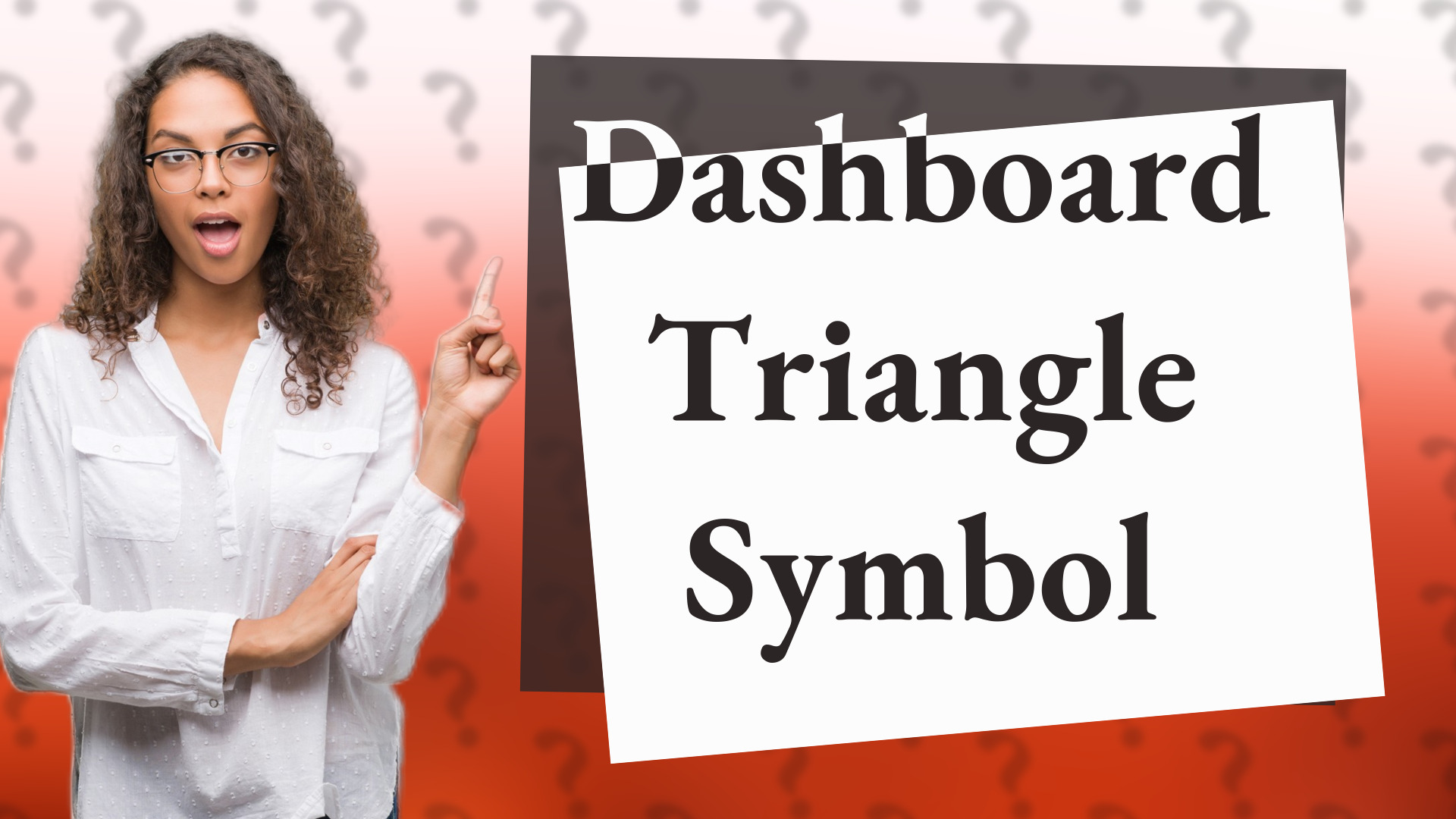 Dashboard Triangle Symbol