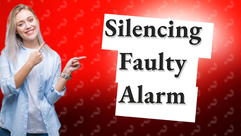 Silencing Faulty Alarm