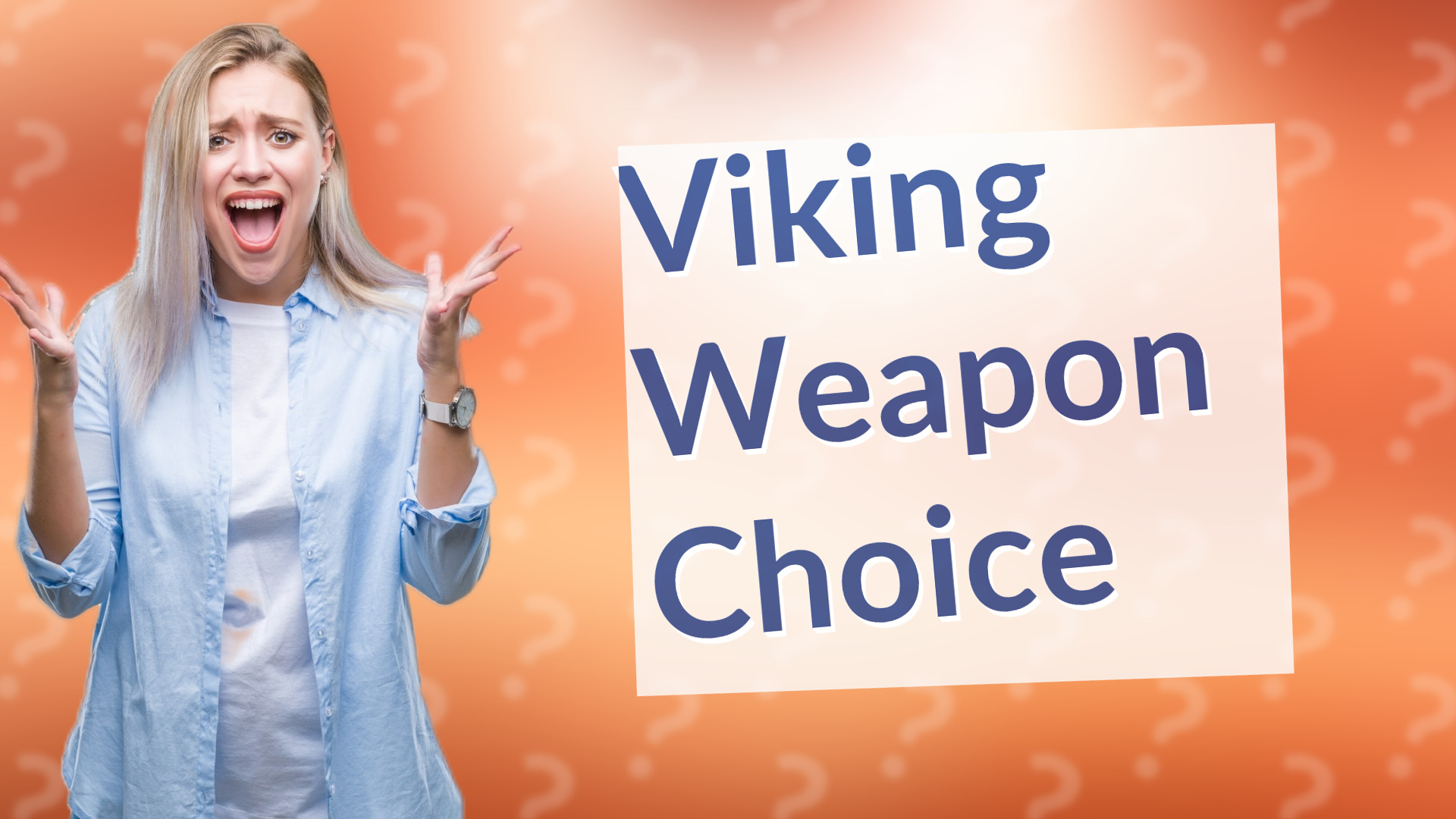 Viking Weapon Choice