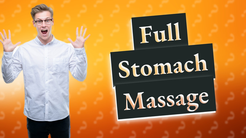 Full Stomach Massage