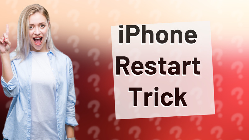 iPhone Restart Trick