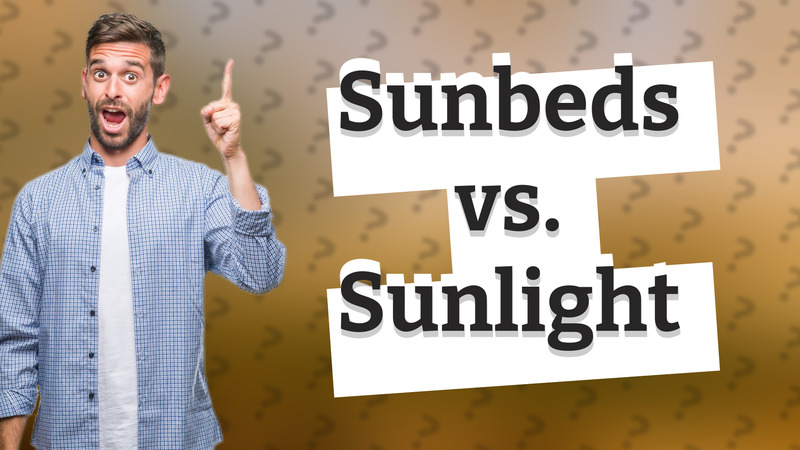 Sunbeds vs. Sunlight