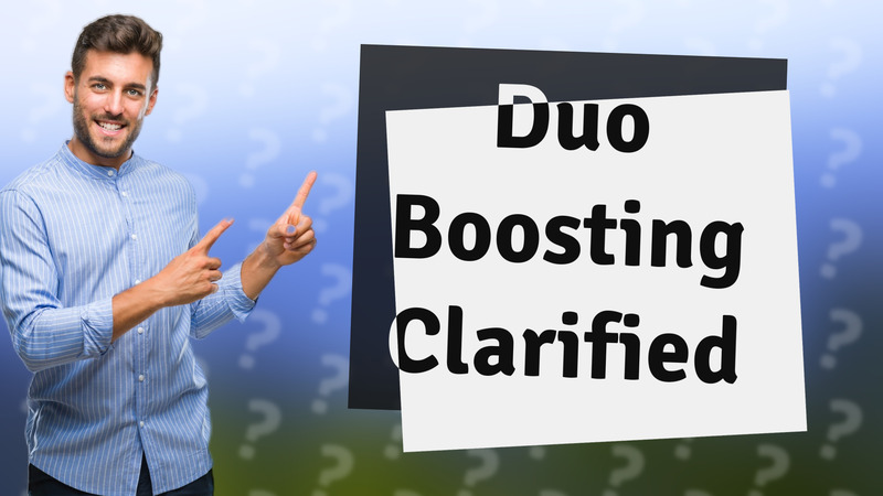 Duo Boosting Clarified