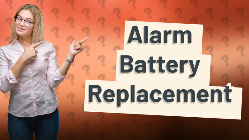Alarm Battery Replacement