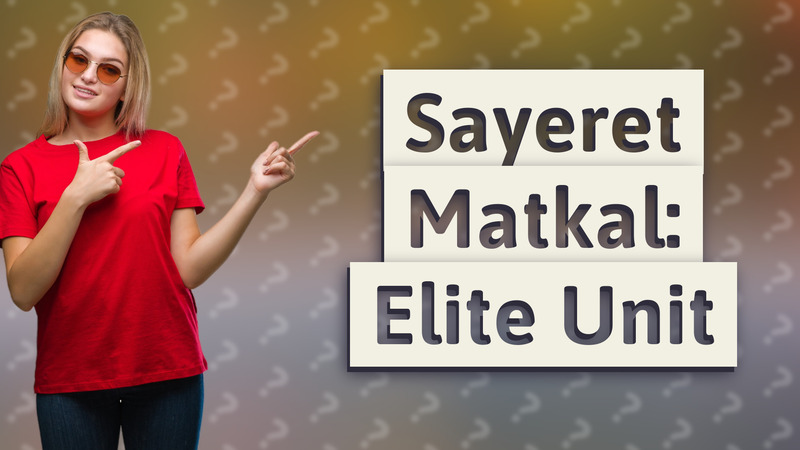 Sayeret Matkal: Elite Unit