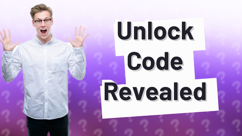 Unlock Code Revealed