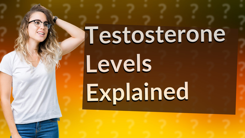 Testosterone Levels Explained