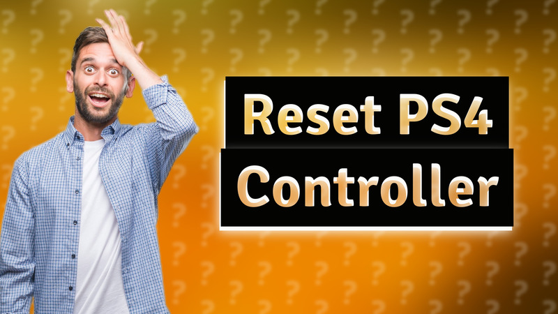 Reset PS4 Controller