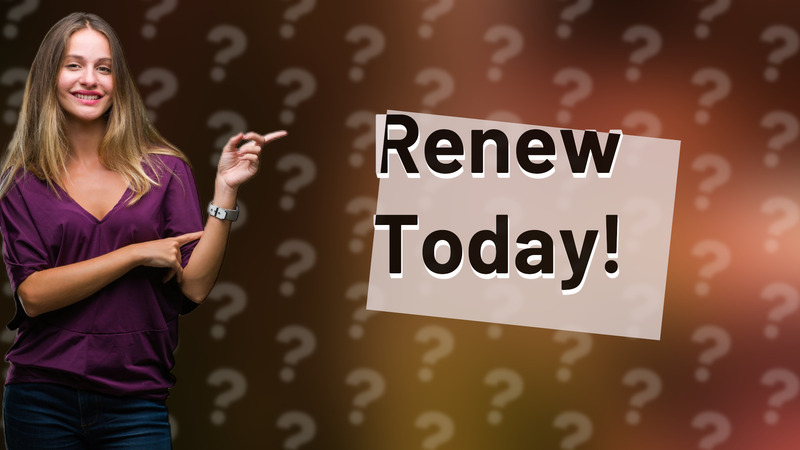Renew Today!